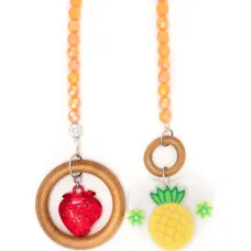 Колье с бусинами