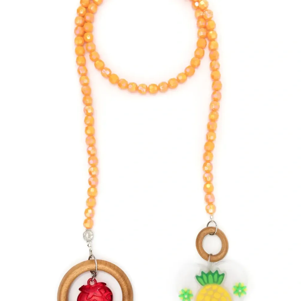 Колье с бусинами