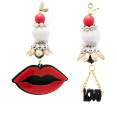 Непарные серьги-подвески