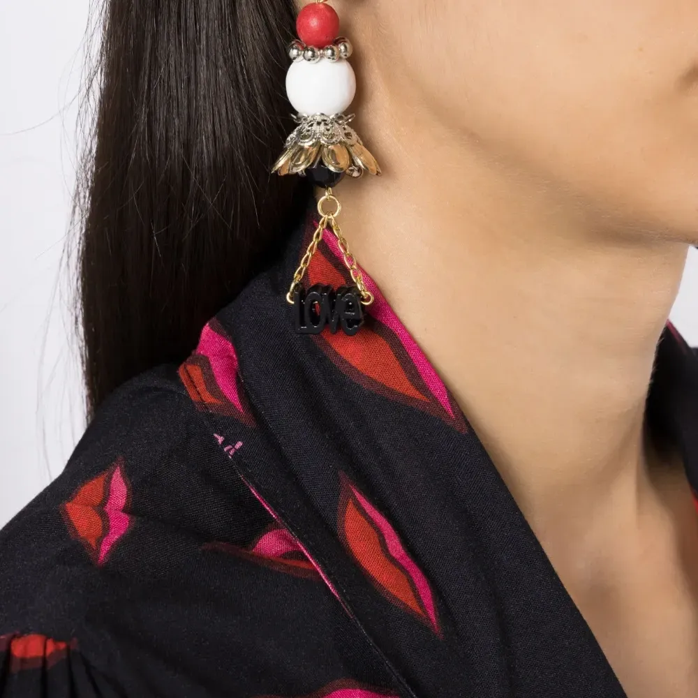 Непарные серьги-подвески