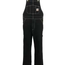 Прямой комбинезон с нашивкой-логотипом