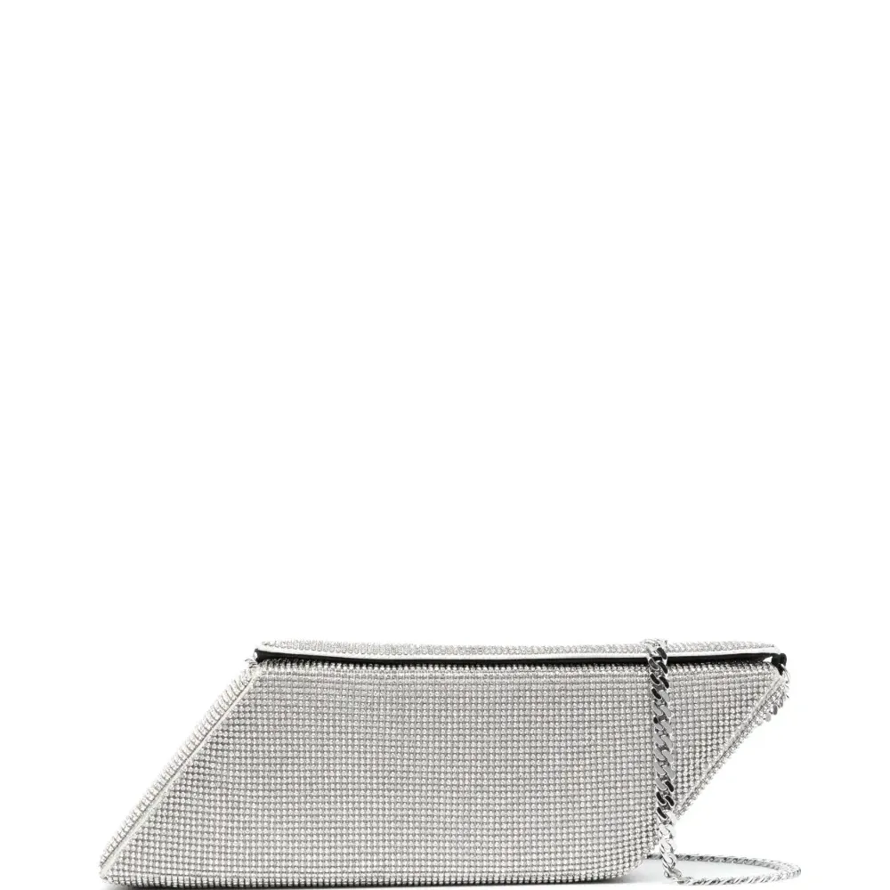 Сумка на плечо с кристаллами