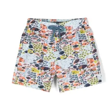 Плавки-шорты с кулиской и принтом Плавки-шорты с кулиской и принтом