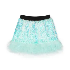 Юбка с пайетками