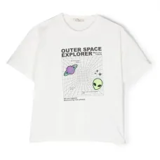 Футболка с нашивкой-логотипом