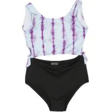 Слитный купальник с вырезами