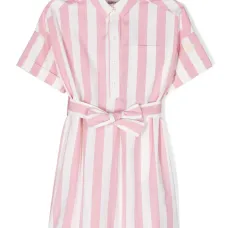 Платье-рубашка в полоску