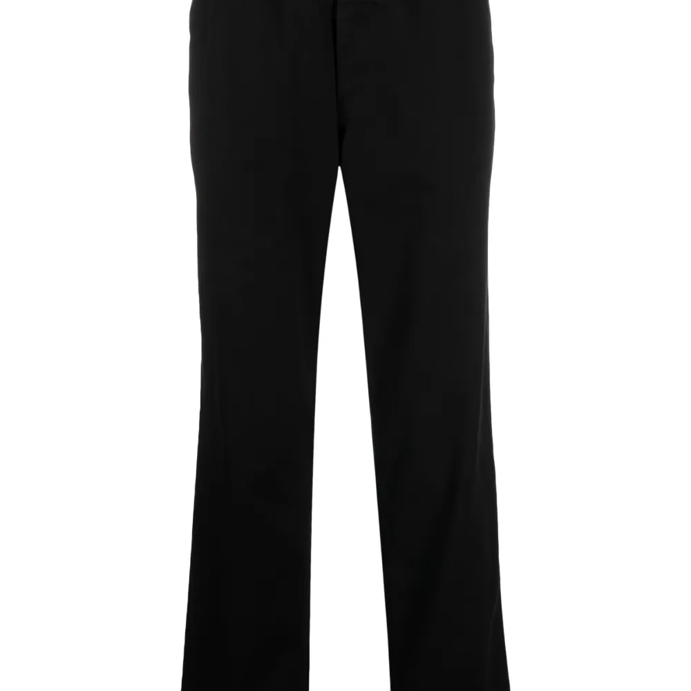 прямые брюки средней посадки