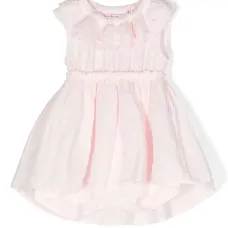 Расклешенное платье с оборками