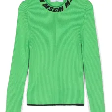 Джемпер вязки интарсия в рубчик