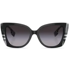 Солнцезащитные очки в массивной клетчатой оправе