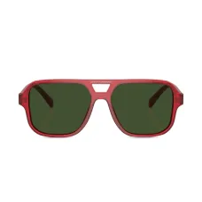 Солнцезащитные очки в квадратной оправе с логотипом