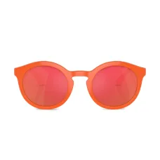 Солнцезащитные очки в круглой оправе с логотипом