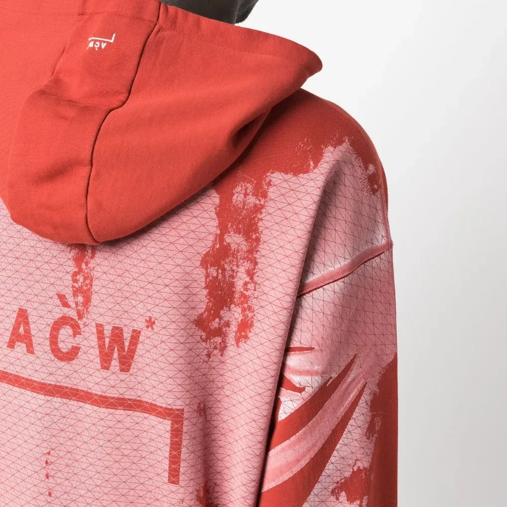 Худи Brushstroke с абстрактным принтом