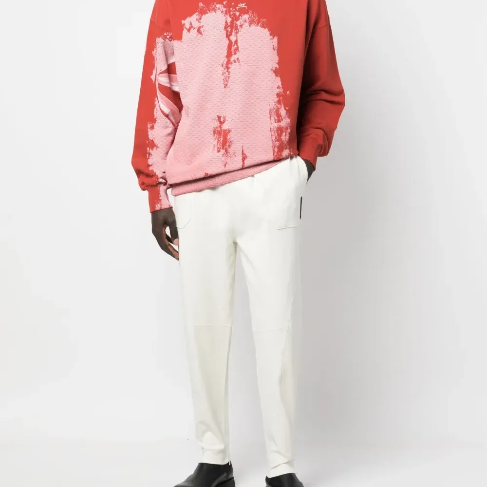 Худи Brushstroke с абстрактным принтом