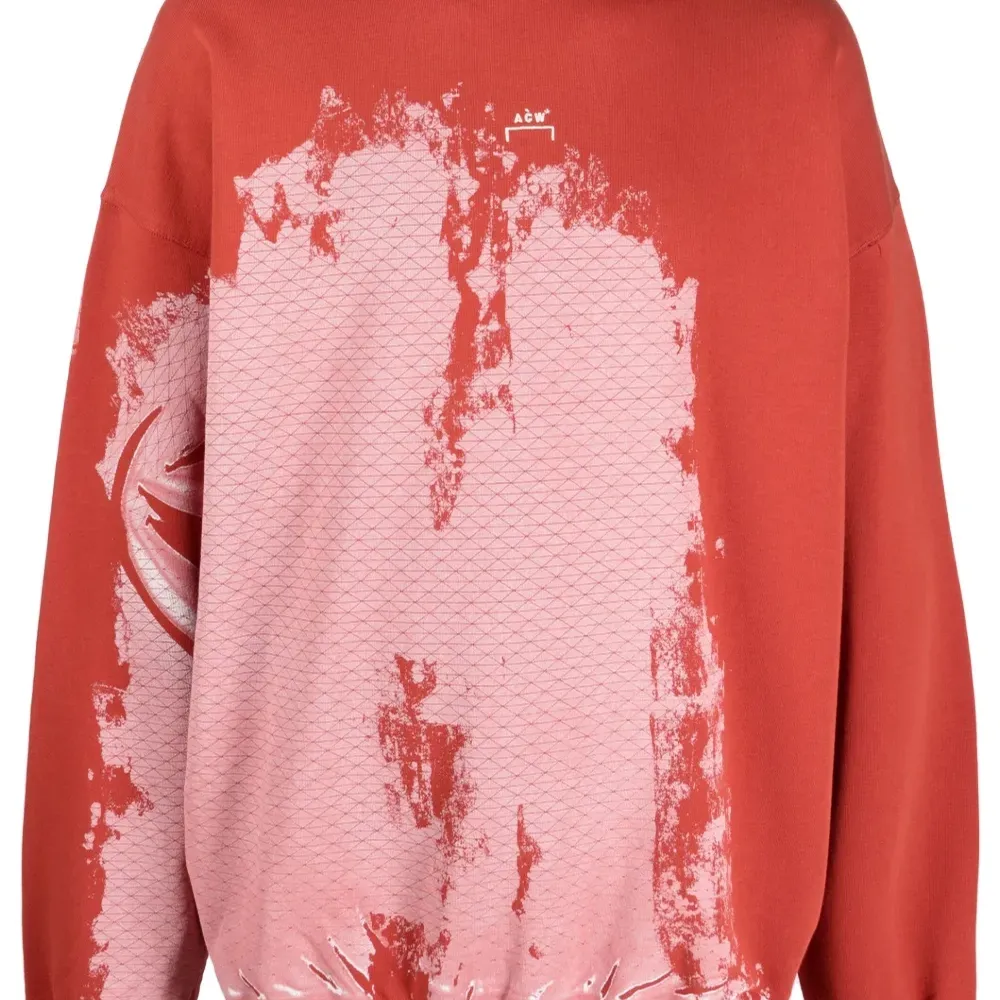 Худи Brushstroke с абстрактным принтом