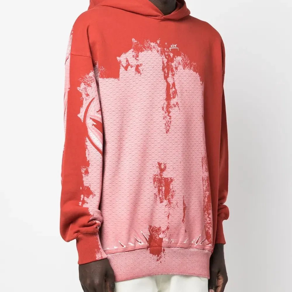 Худи Brushstroke с абстрактным принтом