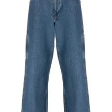 Брюки широкого кроя с нашивками Брюки широкого кроя с нашивками