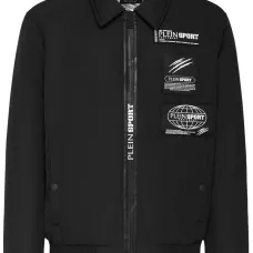 Бомбер с нашивкой-логотипом