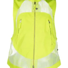 Жилет с сетчатыми вставками