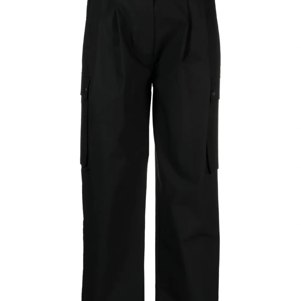 Укороченные брюки прямого кроя