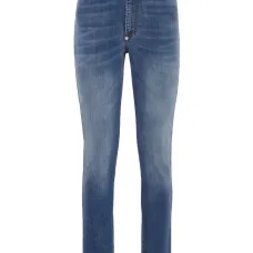 Джинсы скинни с завышенной талией