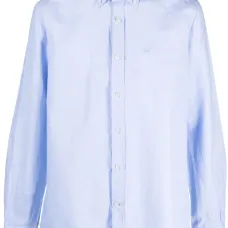 Рубашка из смеси хлопка и льна