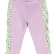 Спортивные брюки с бахромой