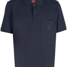 Рубашка поло с короткими рукавами и нашивкой-логотипом