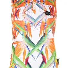 Рубашка поло с цветочным принтом