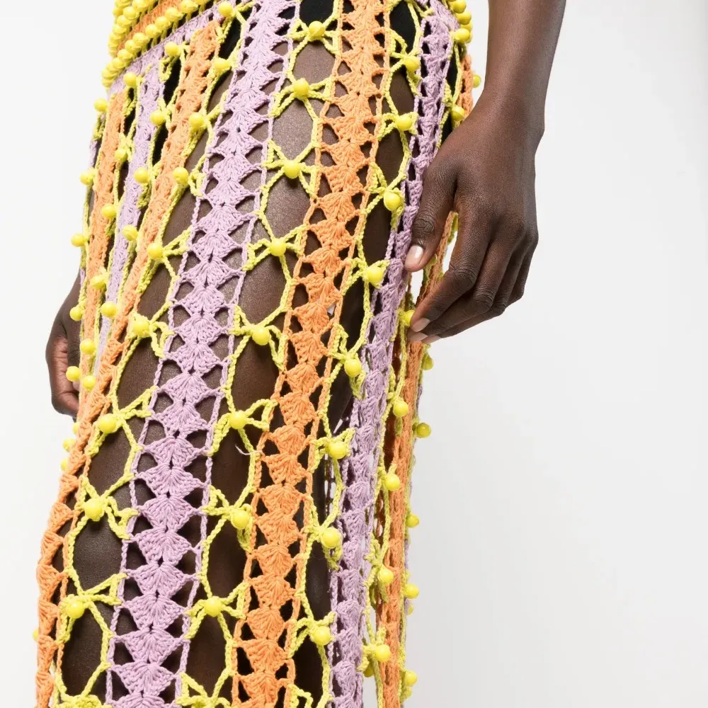 Юбка макси Argento рыхлой вязки