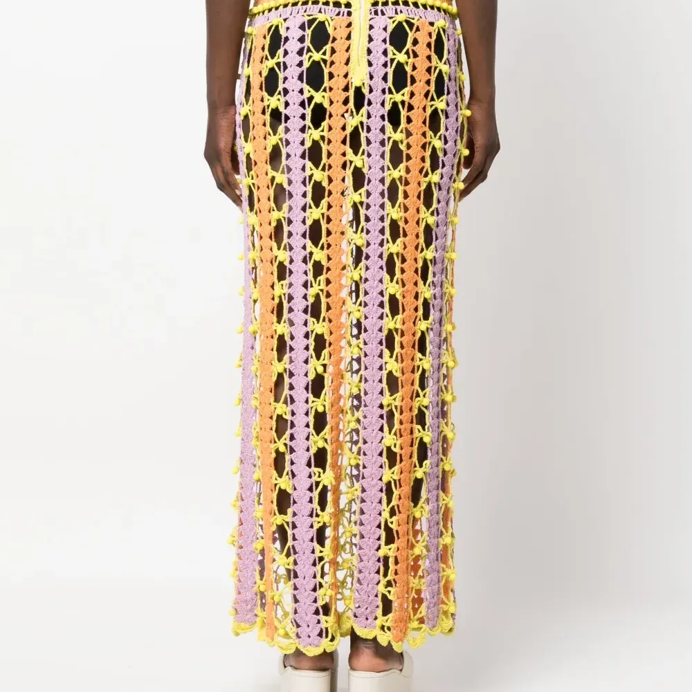 Юбка макси Argento рыхлой вязки