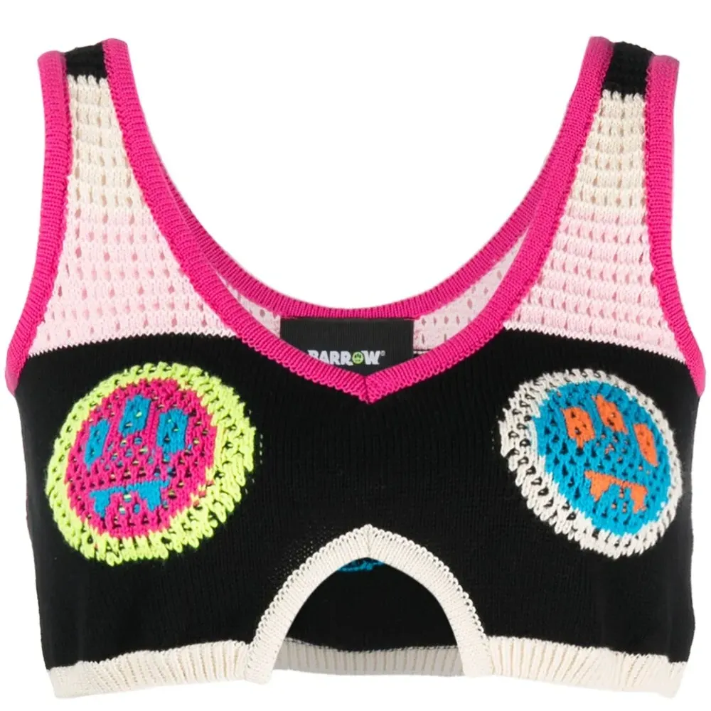 Укороченный топ в технике кроше