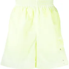 Шорты прямого кроя с люверсами