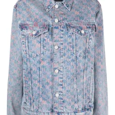 Джинсовая куртка с монограммой