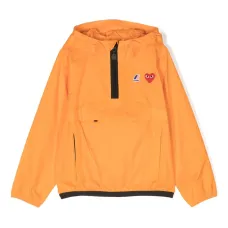 Куртка с капюшоном и нашивкой-логотипом