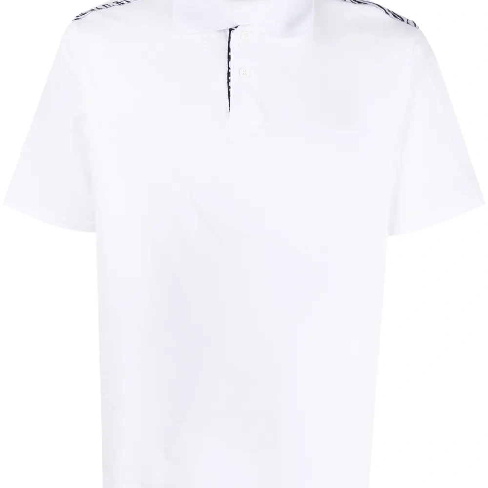 Рубашка поло из пике с принтом