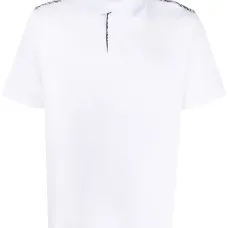 Рубашка поло из пике с принтом