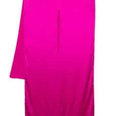 Шарф из смесового шелка с вырезом