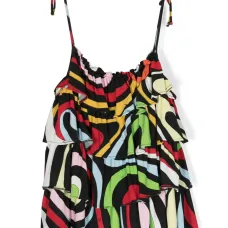 Ярусный топ с оборками