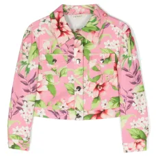 Жакет с цветочным принтом