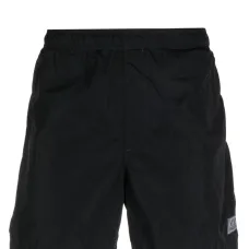 Плавки-шорты с нашивкой-логотипом