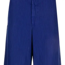 Льняные шорты-бермуды