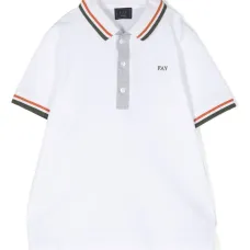 Рубашка поло с вышитым логотипом