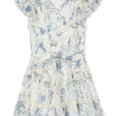 Расклешенное платье с цветочным принтом