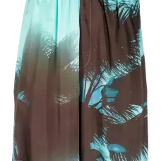 Шорты с эластичным поясом и принтом