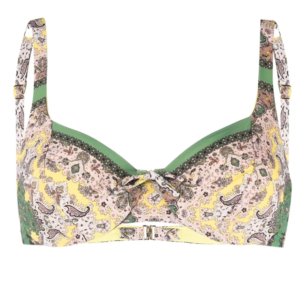 Топ бикини с принтом пейсли Топ бикини с принтом пейсли