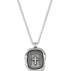 Серебряное колье Success