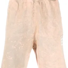 Шорты с принтом тай-дай и логотипом