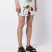 Шорты с эластичным поясом и цветочным принтом